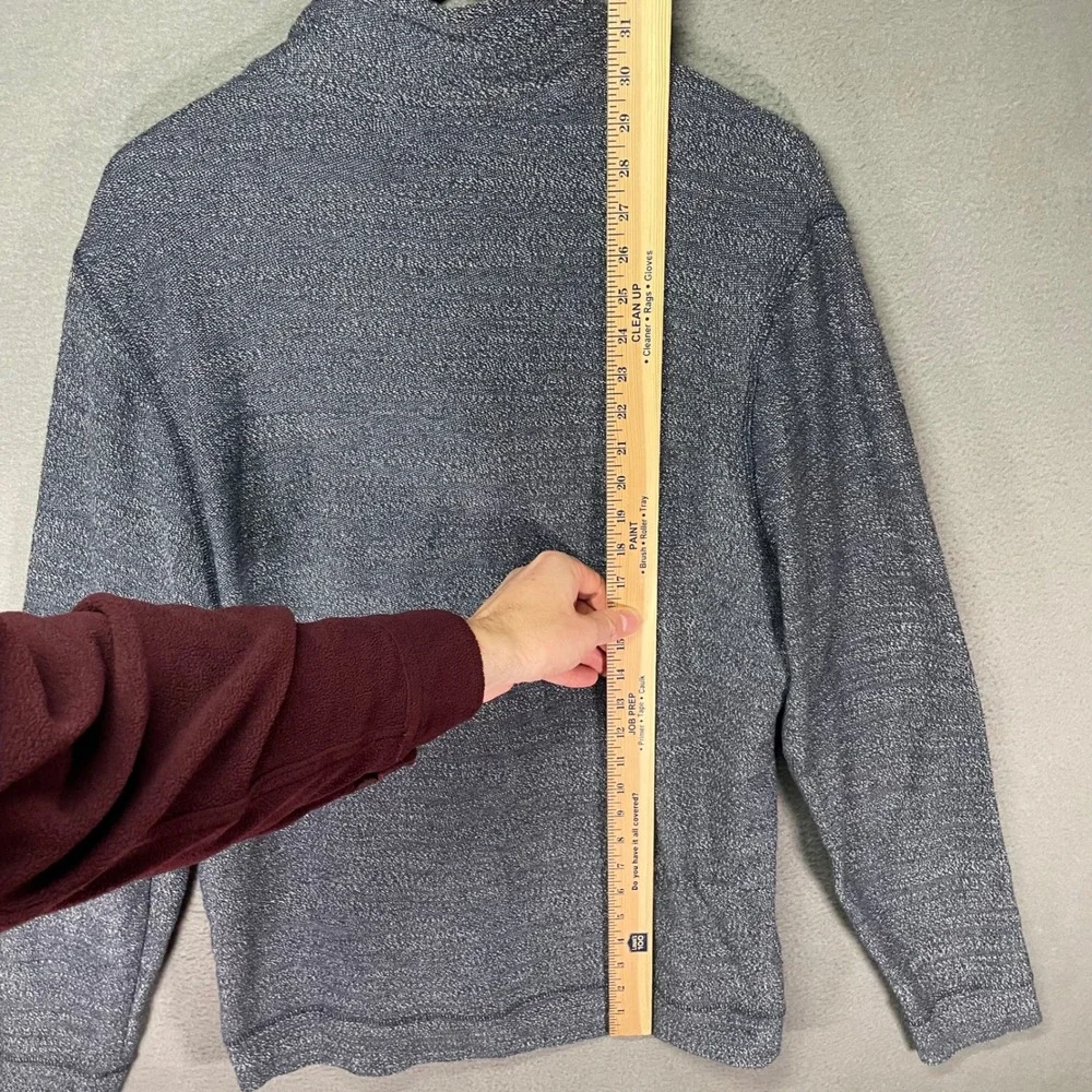 Marine‎ Layer Henley Pullover Mens L Gray Knit Long Sleeve Casual